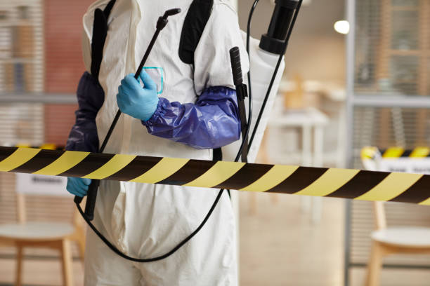 Professional Biohazard Cleanup technician working in Lynchburg, VA